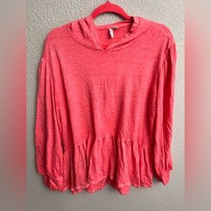 Active women’s orange /pink light weight hoodie size xl